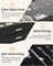 ewelry Box with Clear Lid Functional Leather Jewelry Storage Organizer Case 2 Drawers for Women Girls Necklace Ring Bracelet Earring